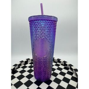 Starbucks•Purple Oil Slick‎ •Studded•Cold Cup Tumbler•Venti•24oz NEW Summer 2022